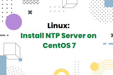 Install NTP Server on CentOS 7