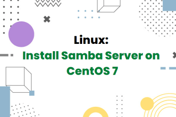 Install Samba Server on CentOS 7
