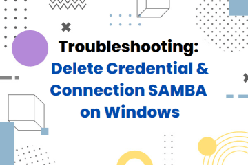 How to Remove Credential Samba on Windows